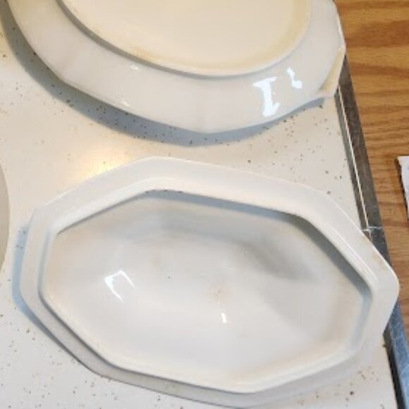 Vintage Martha Washington Covered Floral Vegetable Dish French China - Picture 5 of 6